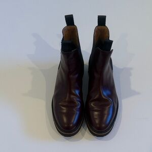 rag & bone Dark Burgundy Leather Chelsea Boots See pics for Wear